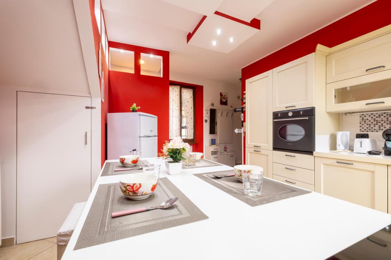 Apartmán Leonardo Academy In 5' - Parcheggio Gratis - Laghi & Wi-Fi Sesto Calende Exteriér fotografie